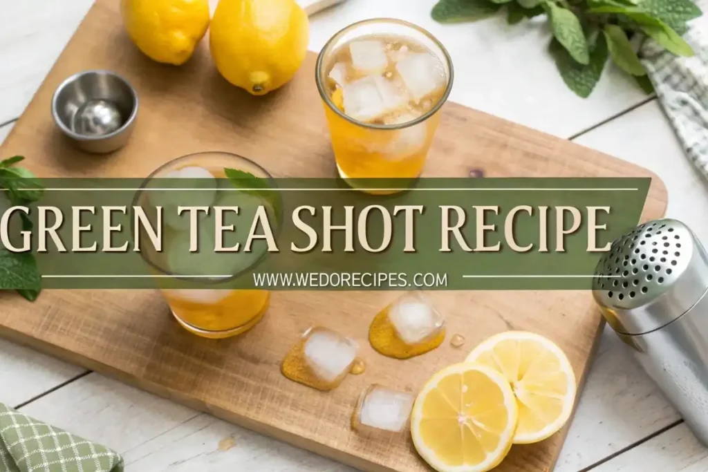 green Tea Shot Recipe