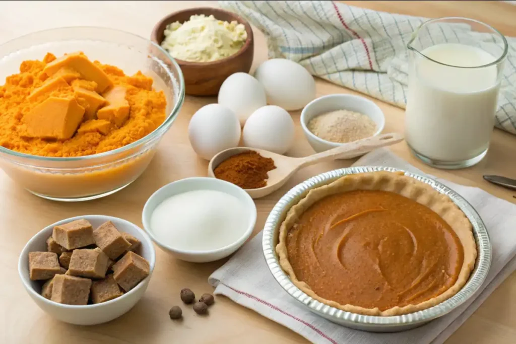 Pumpkin Pie with Sweetened Condensed Milk