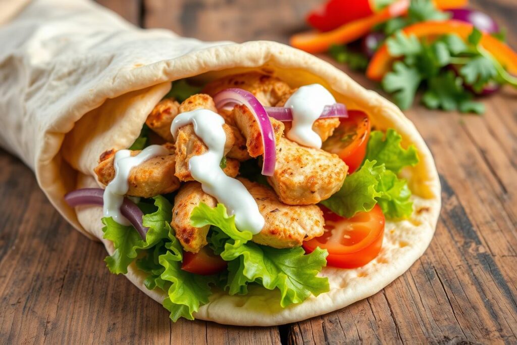 Are chicken pitas healthy?