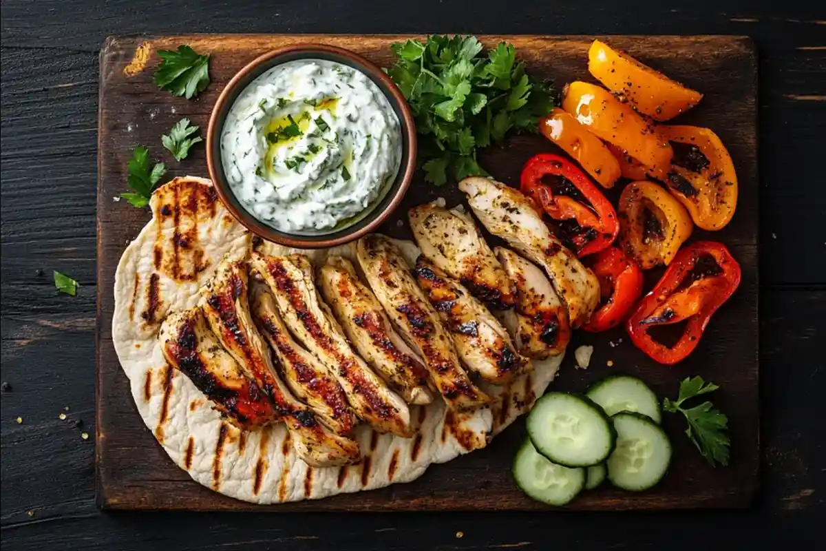 chicken pita