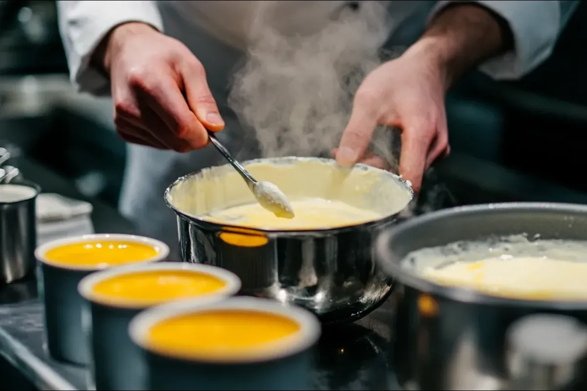 What is crème brûlée mostly made of