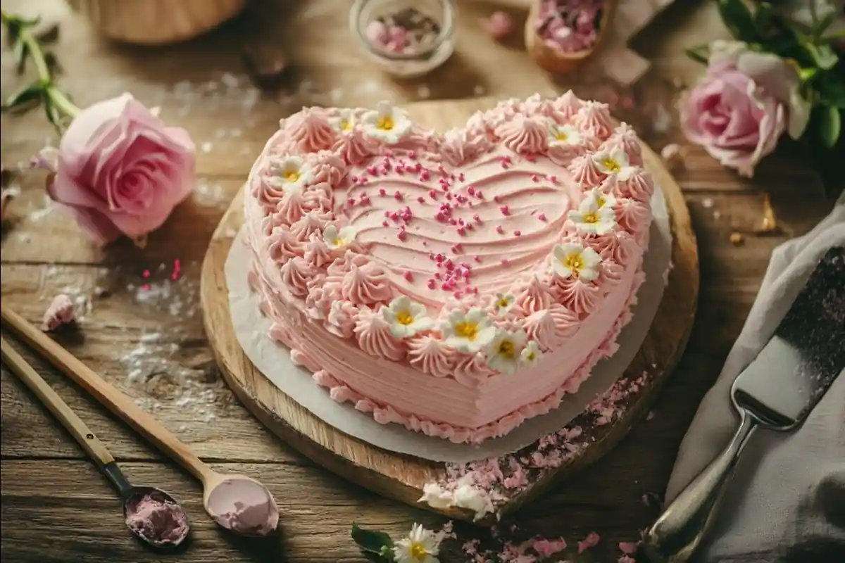 How to Make a Heart-Shaped Cake Without a Circle Pan