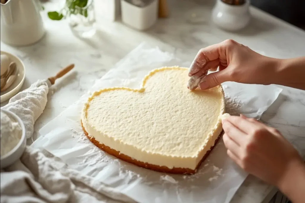 How Do I Make a Heart Shaped Cake? Shaping round and square cakes into a heart.