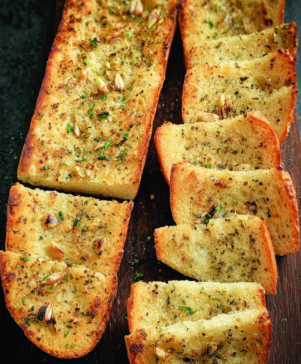 The BEST Garlic Bread Recipe-Easy & Delicious