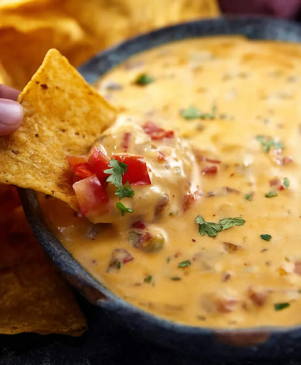 Easy Homemade Queso Dip-Restaurant Style