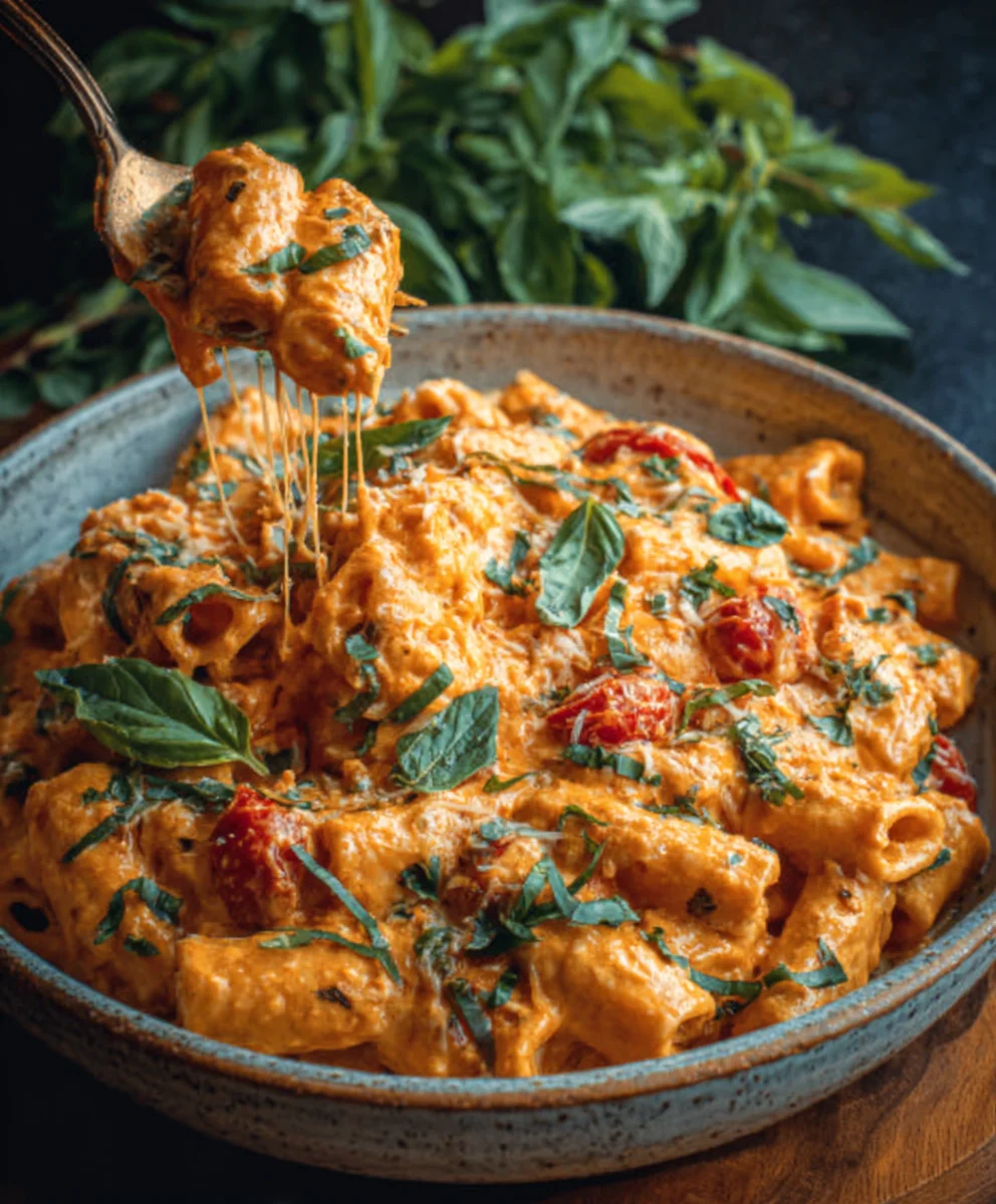 Creamy Tomato Garlic Pasta Recipe