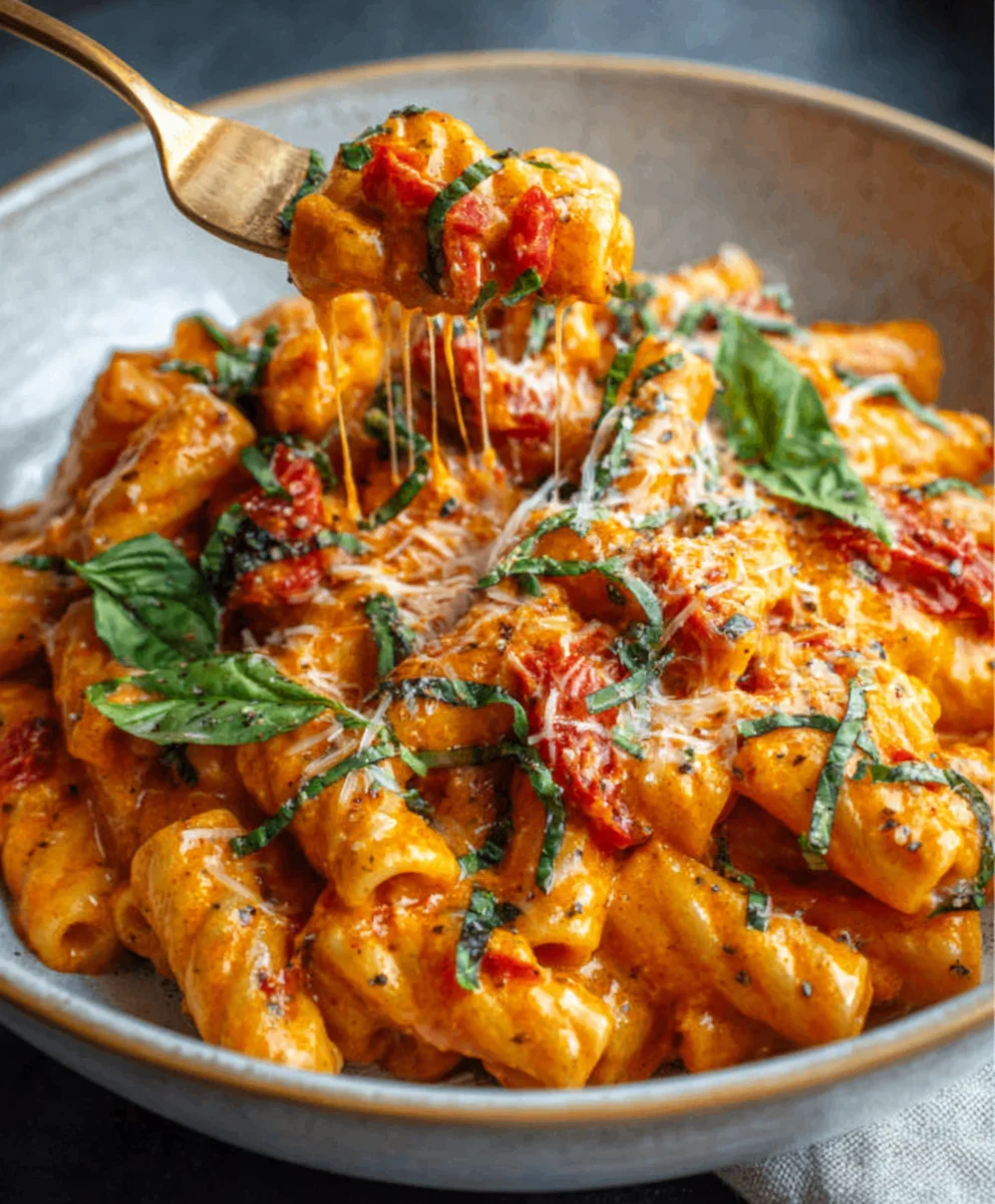 Creamy Tomato Garlic Pasta Recipe
