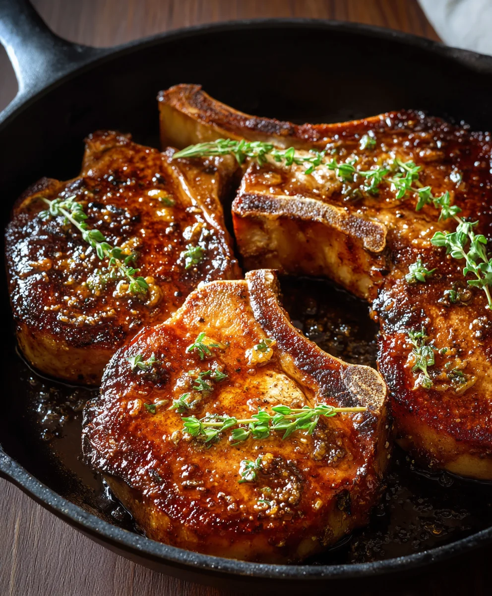 Brown Sugar Garlic Beef Chops-Easy & Flavorful