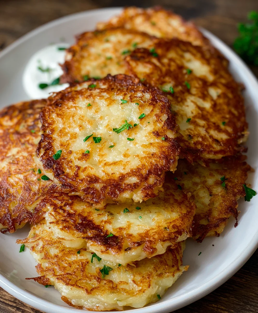Crispy German Potato Pancakes- Authentic Recipe