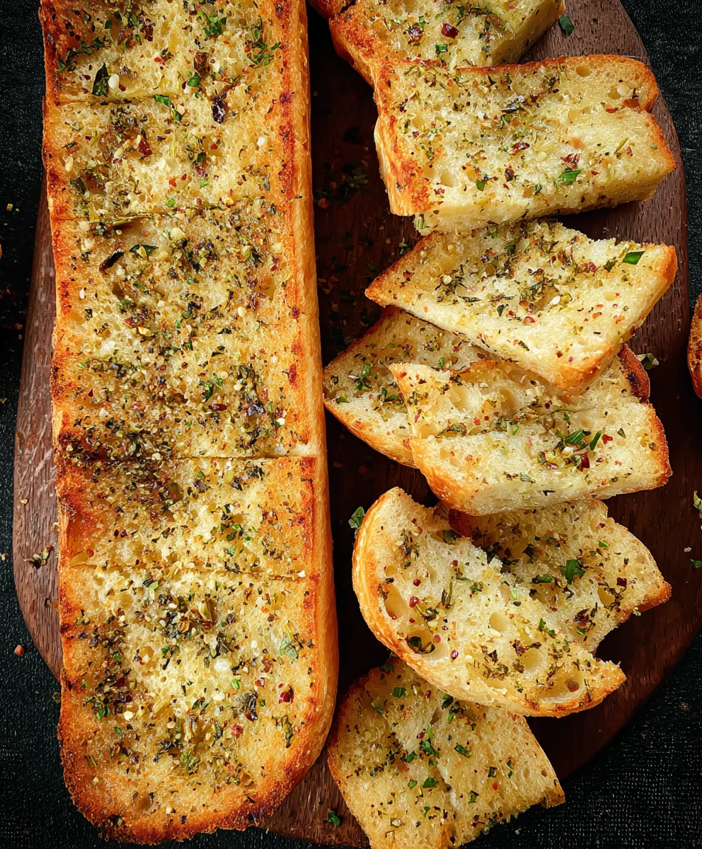 The BEST Garlic Bread Recipe-Easy & Delicious