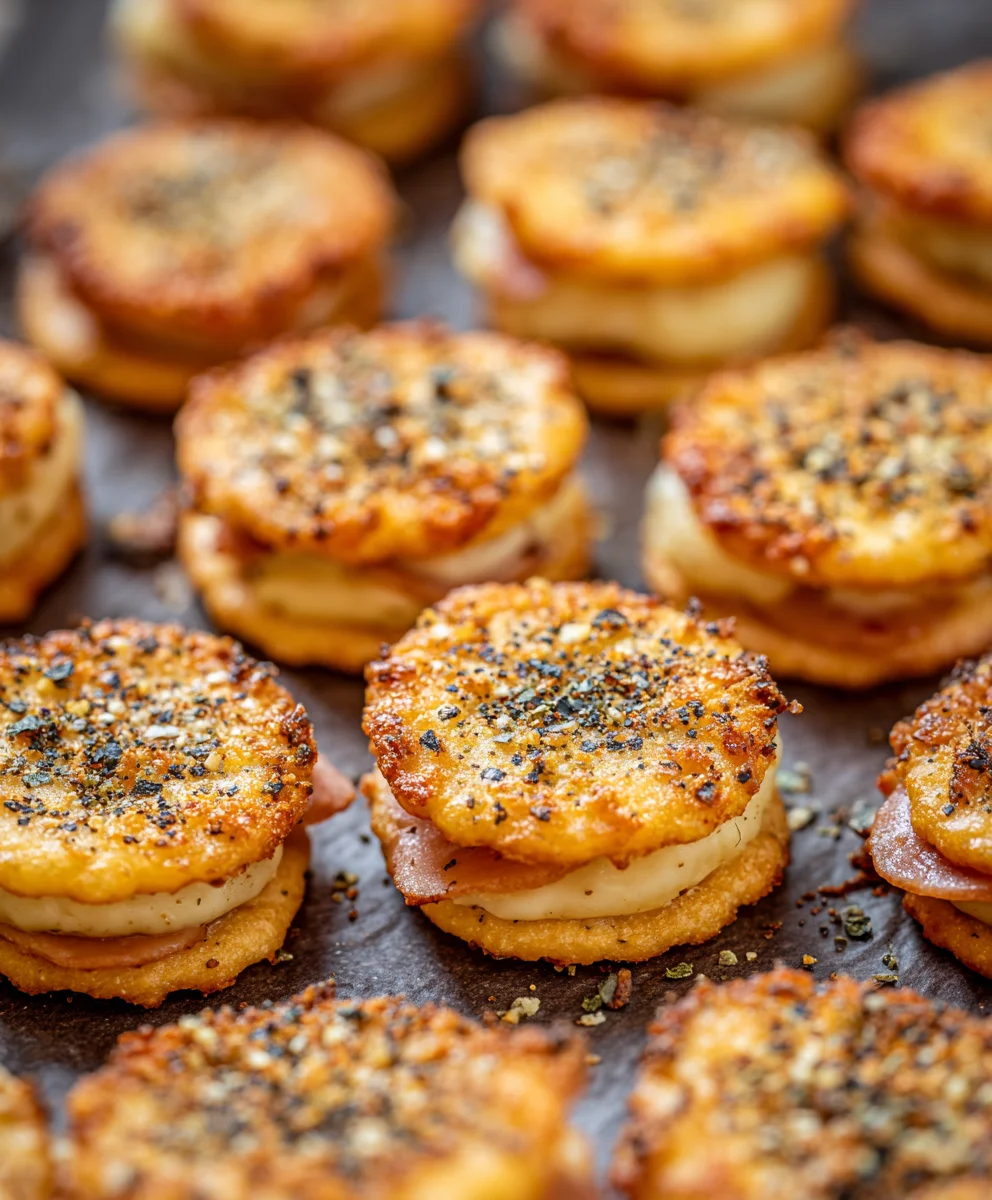 Easy Ritz Cracker Beef Party Sandwiches
