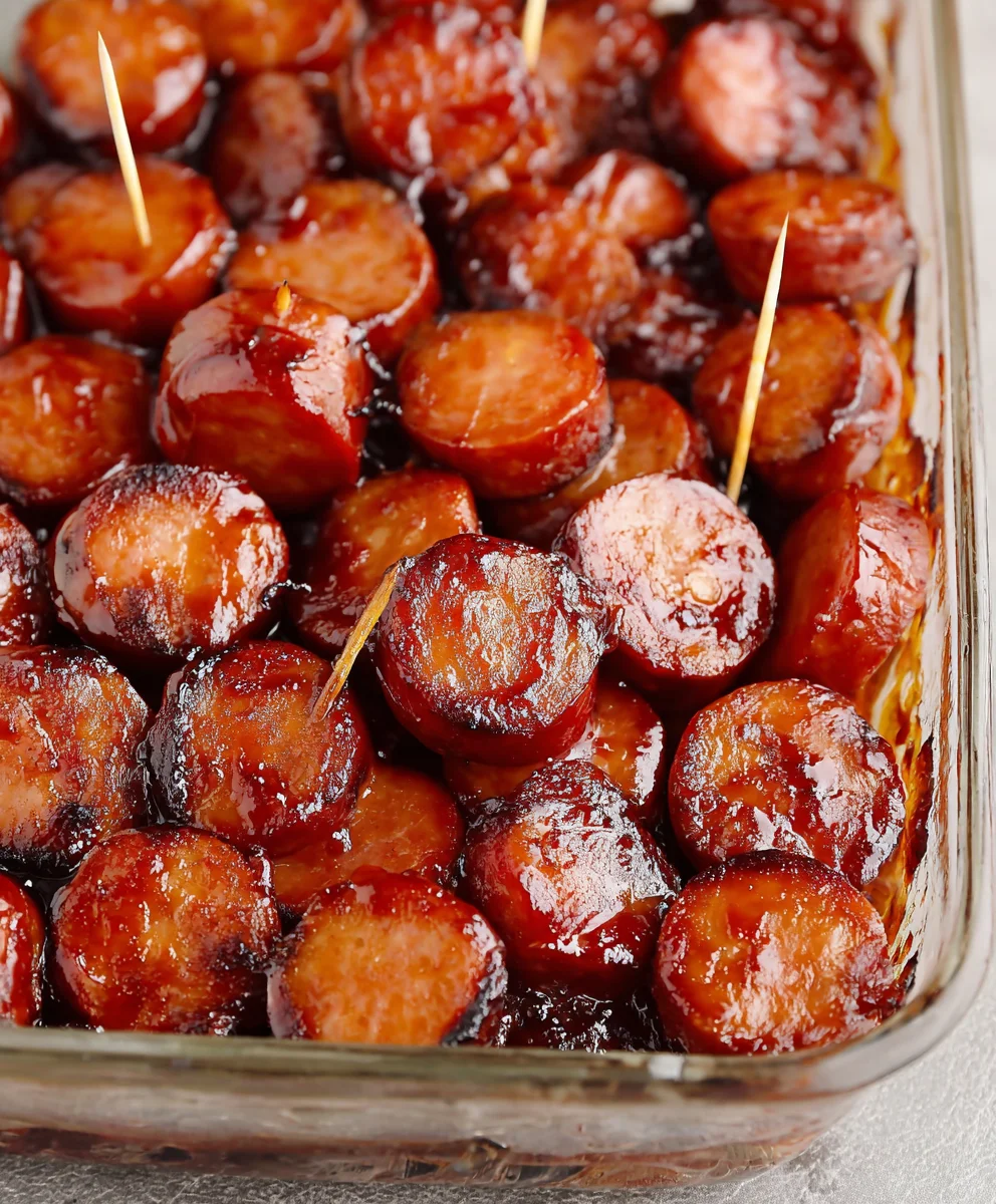 Easy BBQ Beef Sausage Bites Recipe